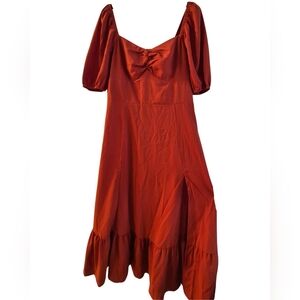 Elegant Red Women's Dress